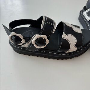 Stylish Black and White Women’s Sandals